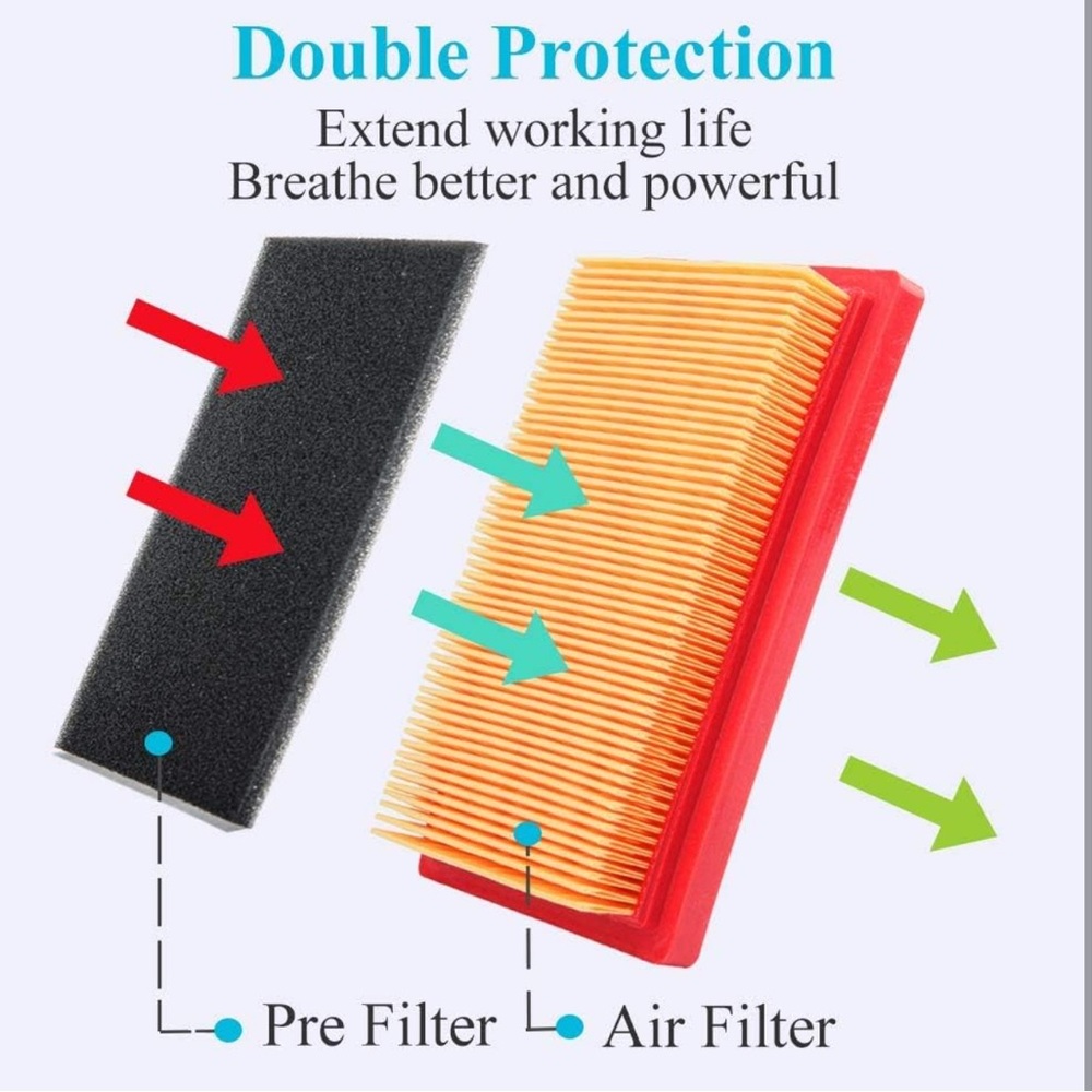 951-10298 Air Filter with Pre Filter, Compatible for Cub Cadet